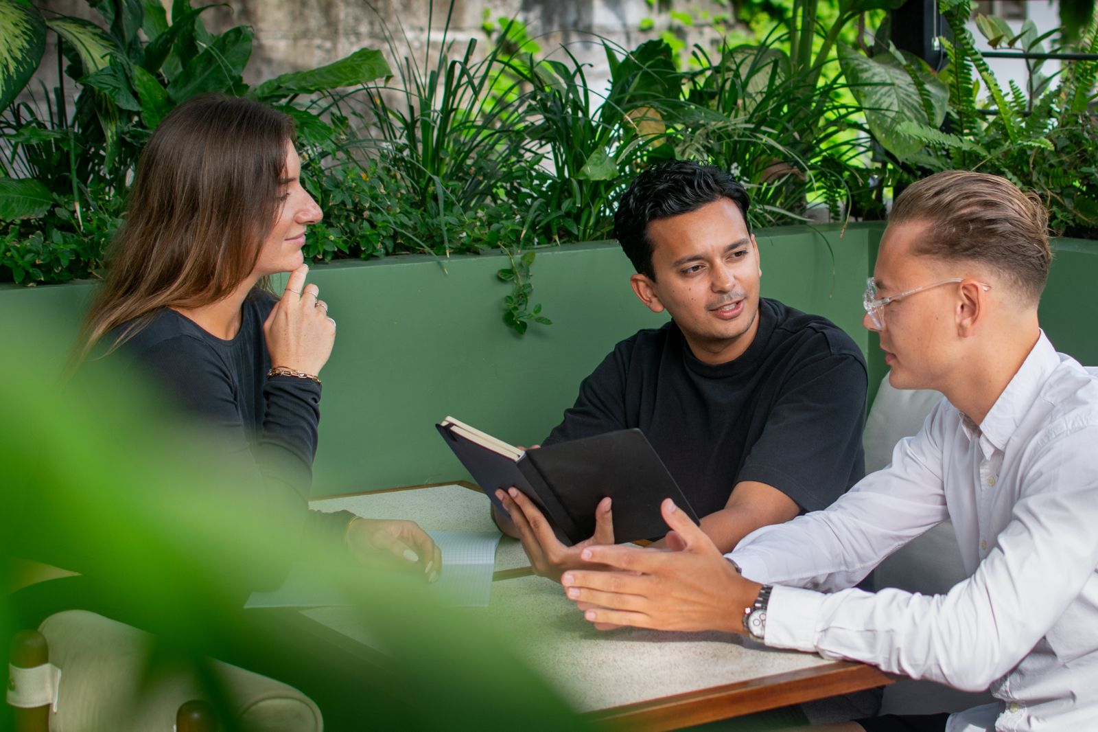 The White Glove team at work in a villa